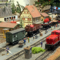 Gartenbahn 2024-12 Adventsausstellung - Modelleisenbahnclub Kreischa e.V.